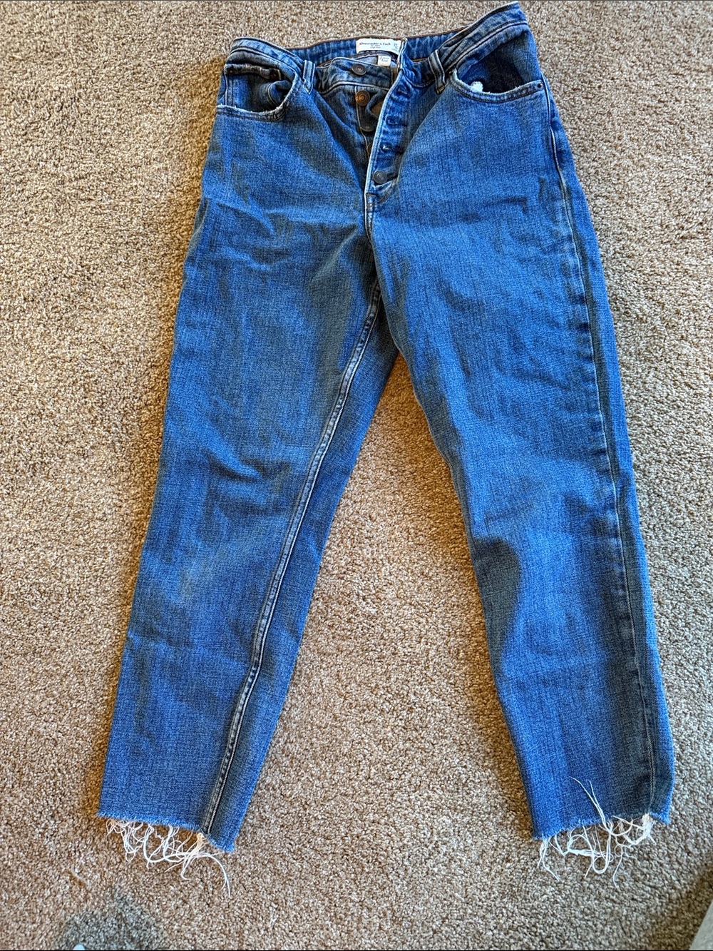 Abercrombie & Fitch The Mom High Rise (Curve Love)